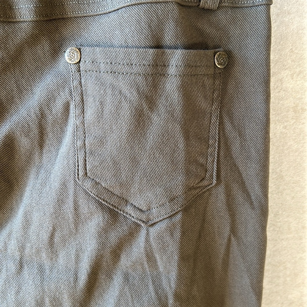 Indero pants. Stretch. Dark green. size L - Picture 6 of 9